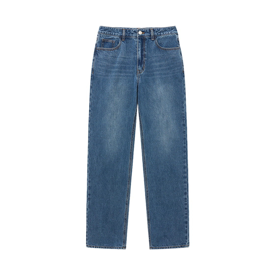 TNPA5F108B3 TNGT Straight Fit Denim Pants Vintage Blue
