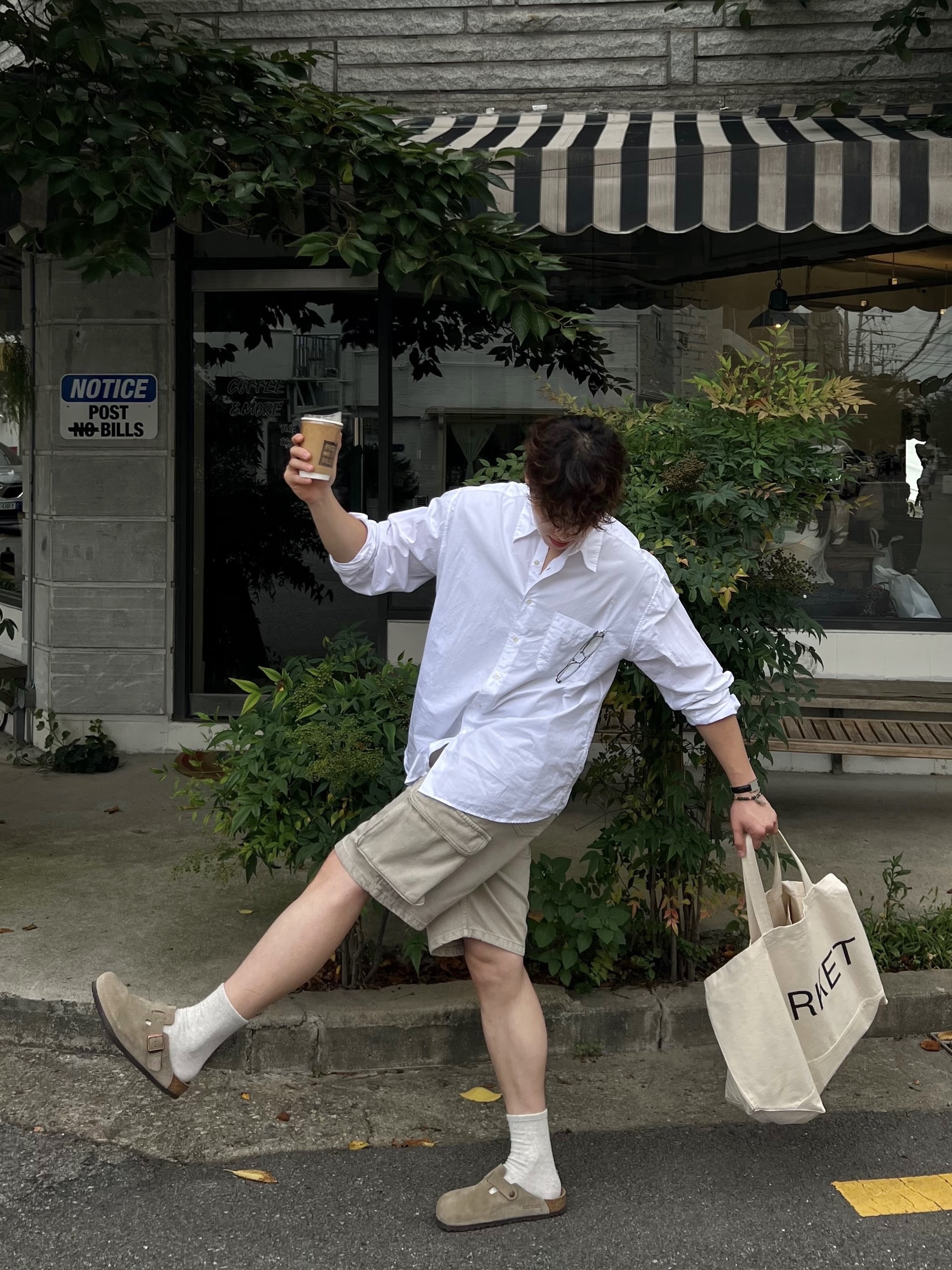 Birkenstock Boston Soft Footbed Taupe - Regular, NUMBERING #1901 A13 Watch Bracelet Black/Silver 착용 스타일 - 1