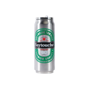 Say Touche Beer Can Tumbler Green