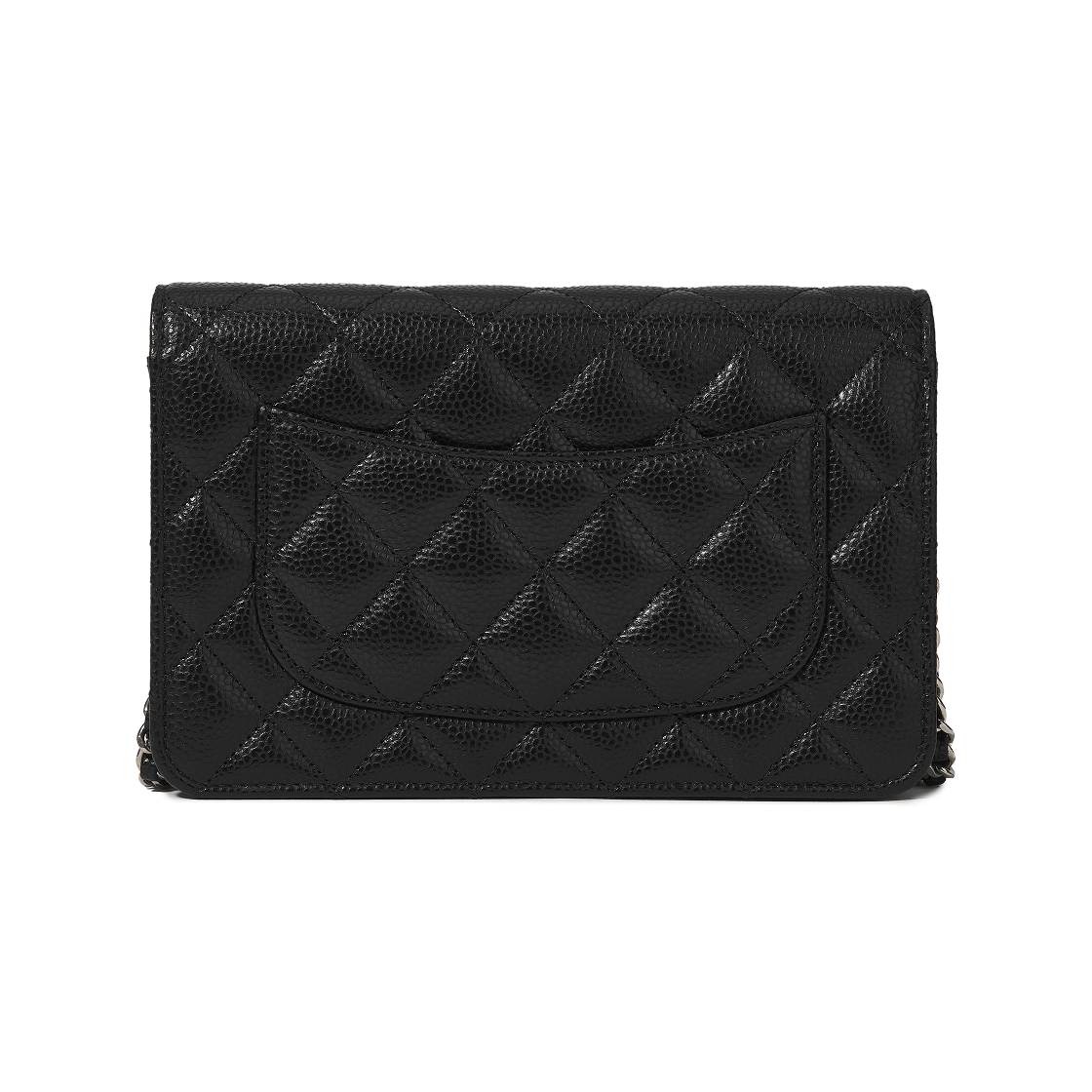 샤넬 체인 지갑 그레인드 카프스킨 & 실버 메탈 블랙(Chanel Wallet On Chain Grained Calfskin & Silver Black) - 2