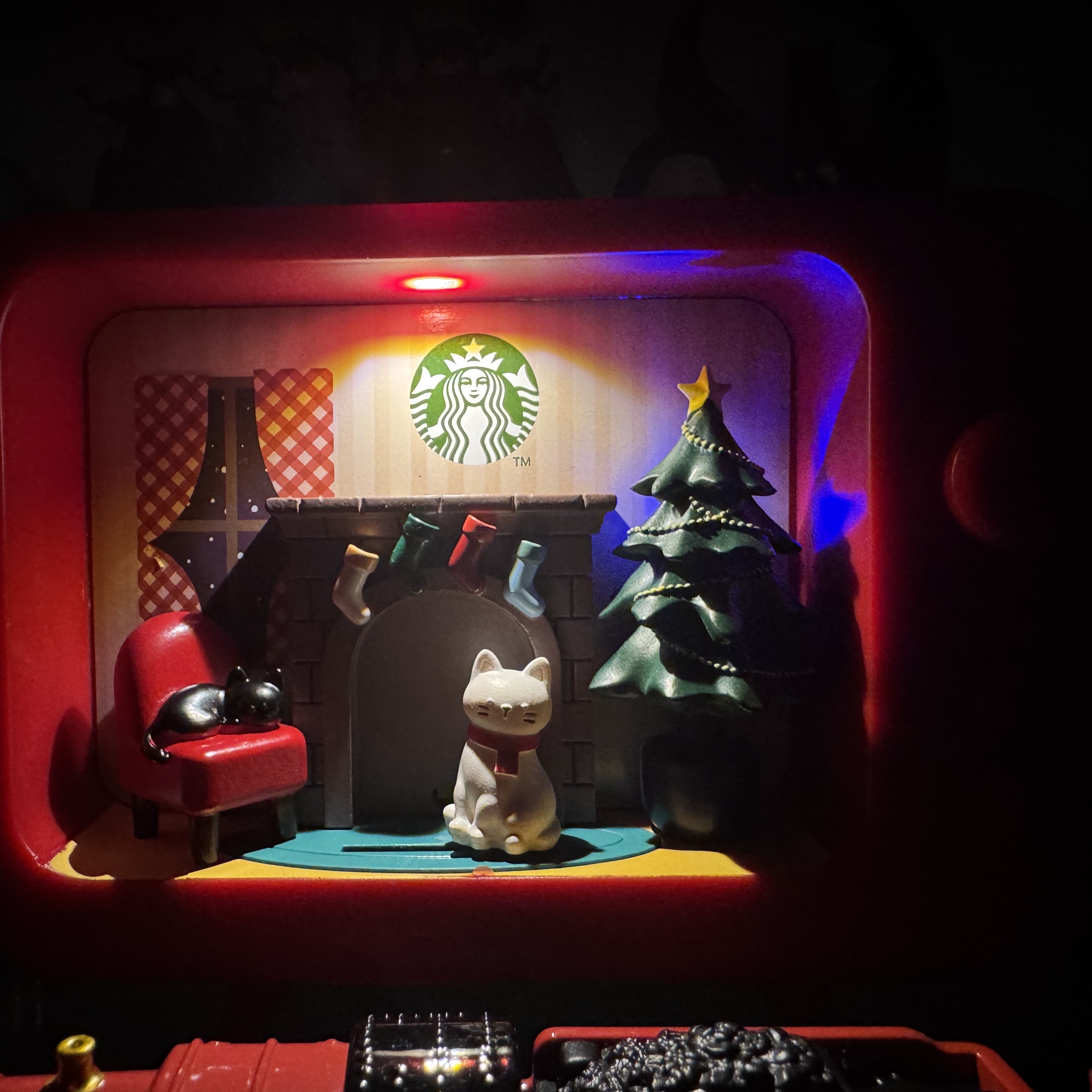 Starbucks 21 Christmas Home Sweet Home LED Orgel 착용 스타일