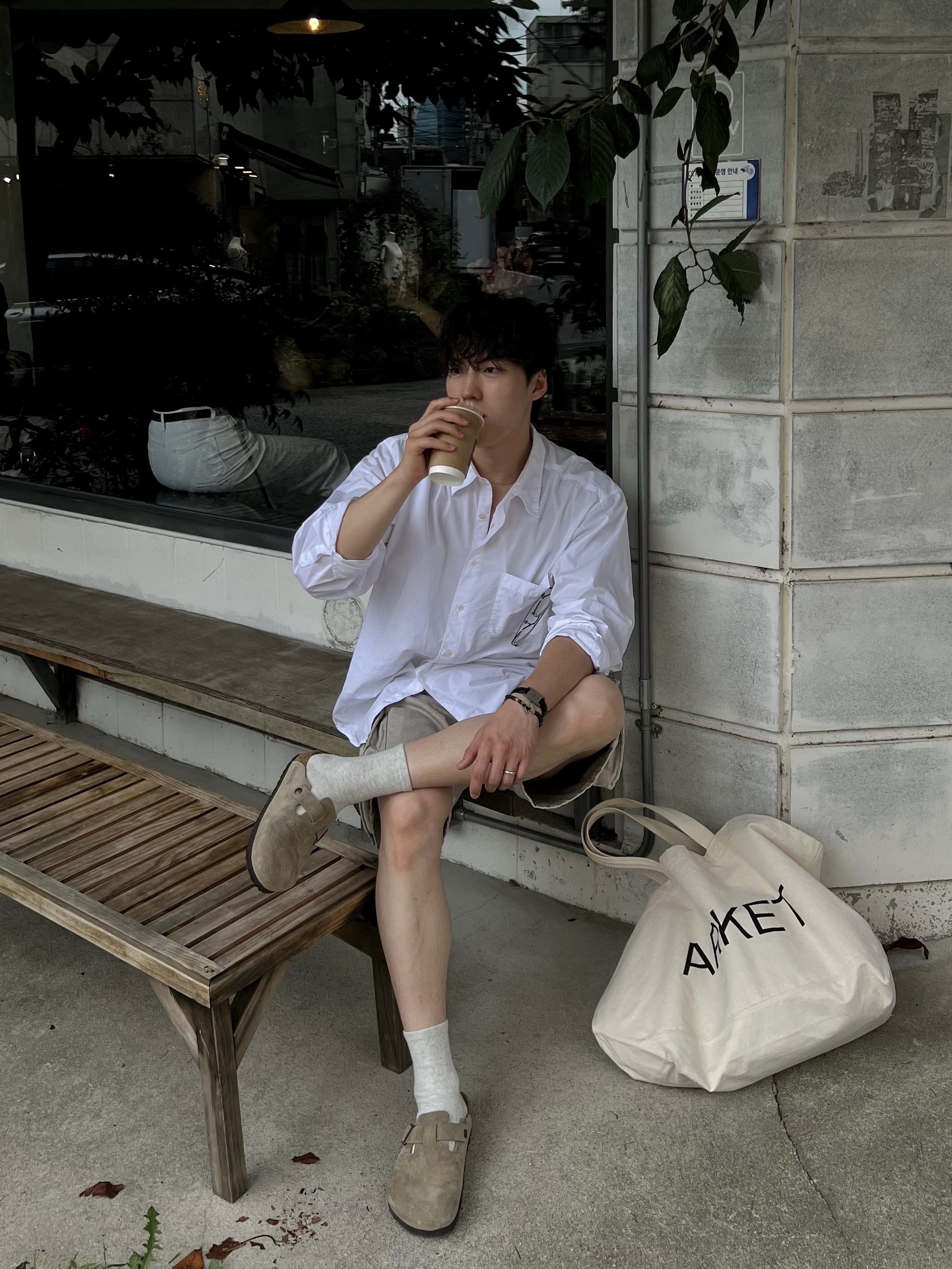 Birkenstock Boston Soft Footbed Taupe - Regular, NUMBERING #1901 A13 Watch Bracelet Black/Silver 착용 스타일 - 7