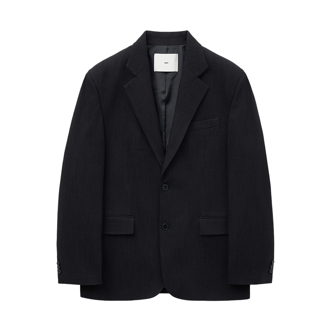 티엔지티 데님 라이크 자켓 블랙 인디고