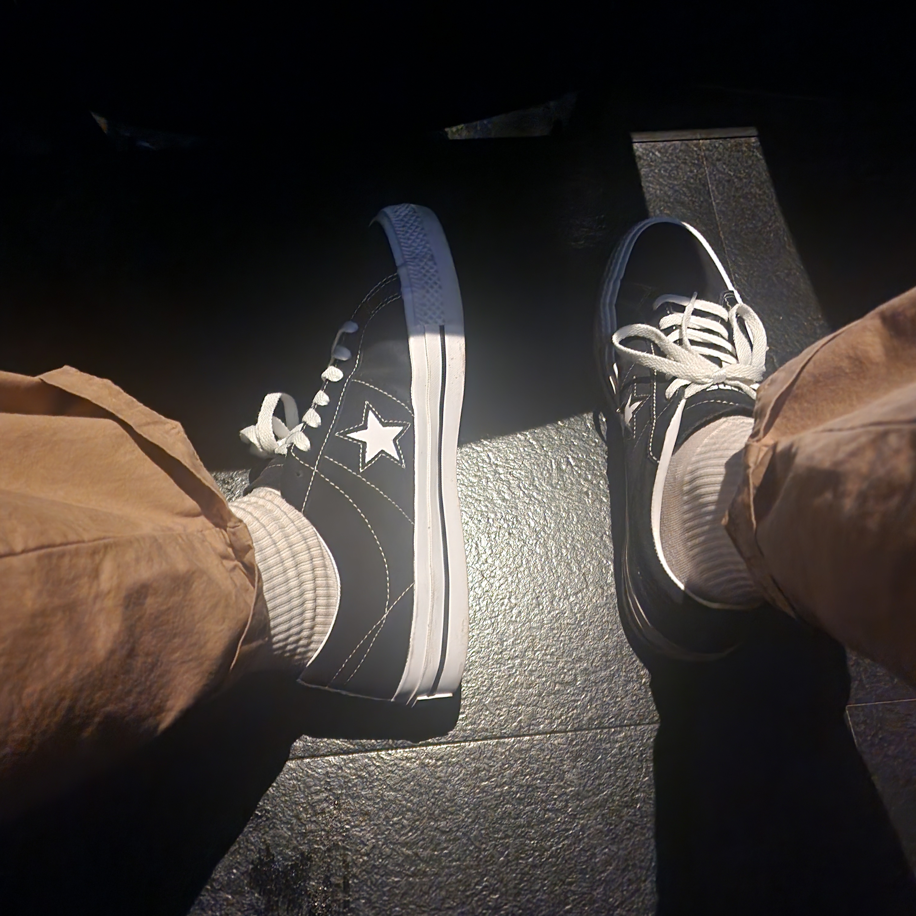 Converse One Star Pro Ox Black White 착용 스타일