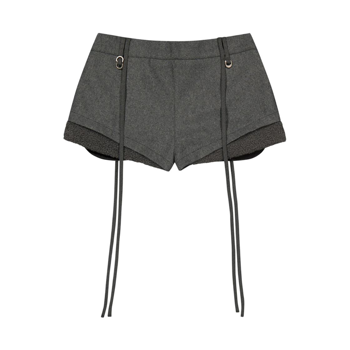 오호스 마이크로 울 쇼츠 그레이(OJOS Micro Wool Shorts Grey) - 2