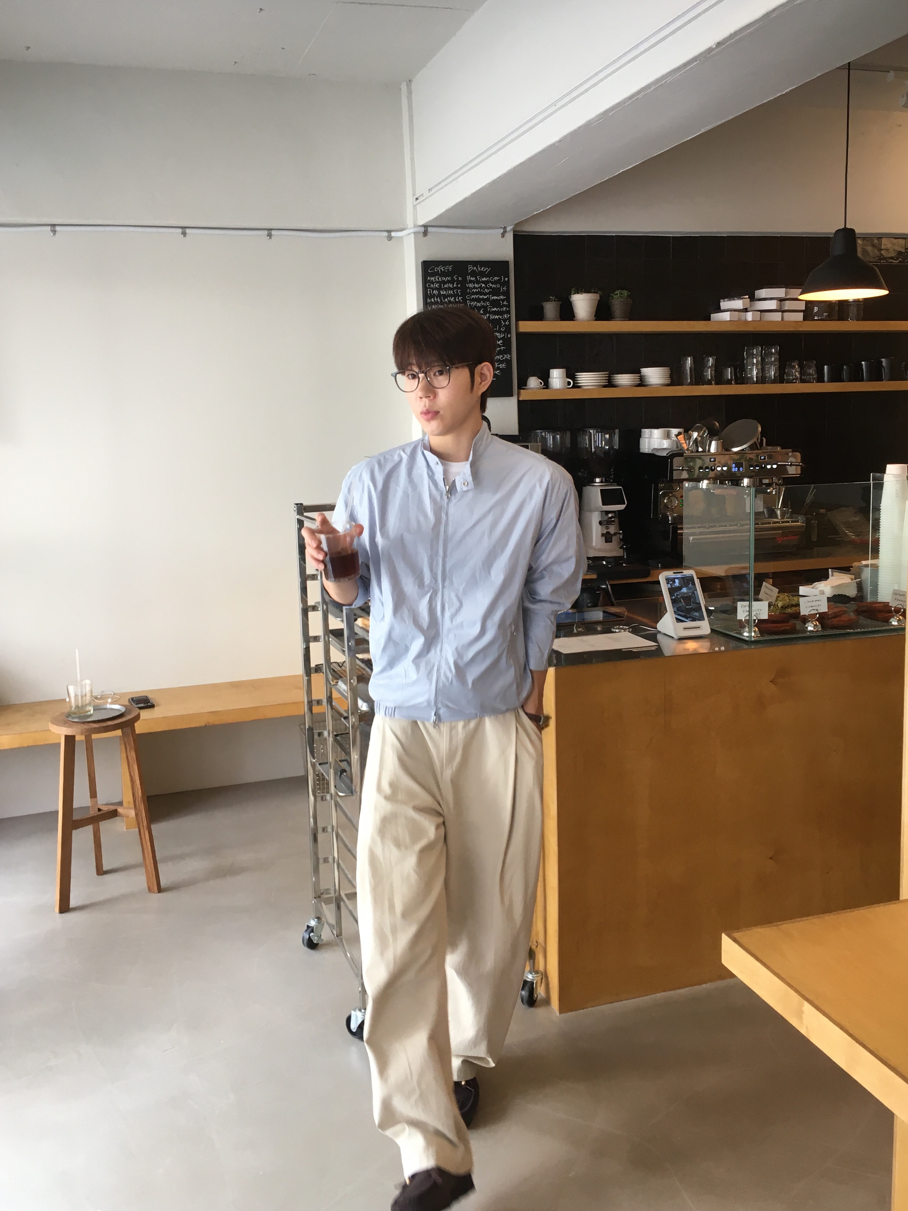 [프리오더] Polyteru Wallabee Shoes Star Dark brown, Casio LTP-V007L-9E 착용 스타일 - 1