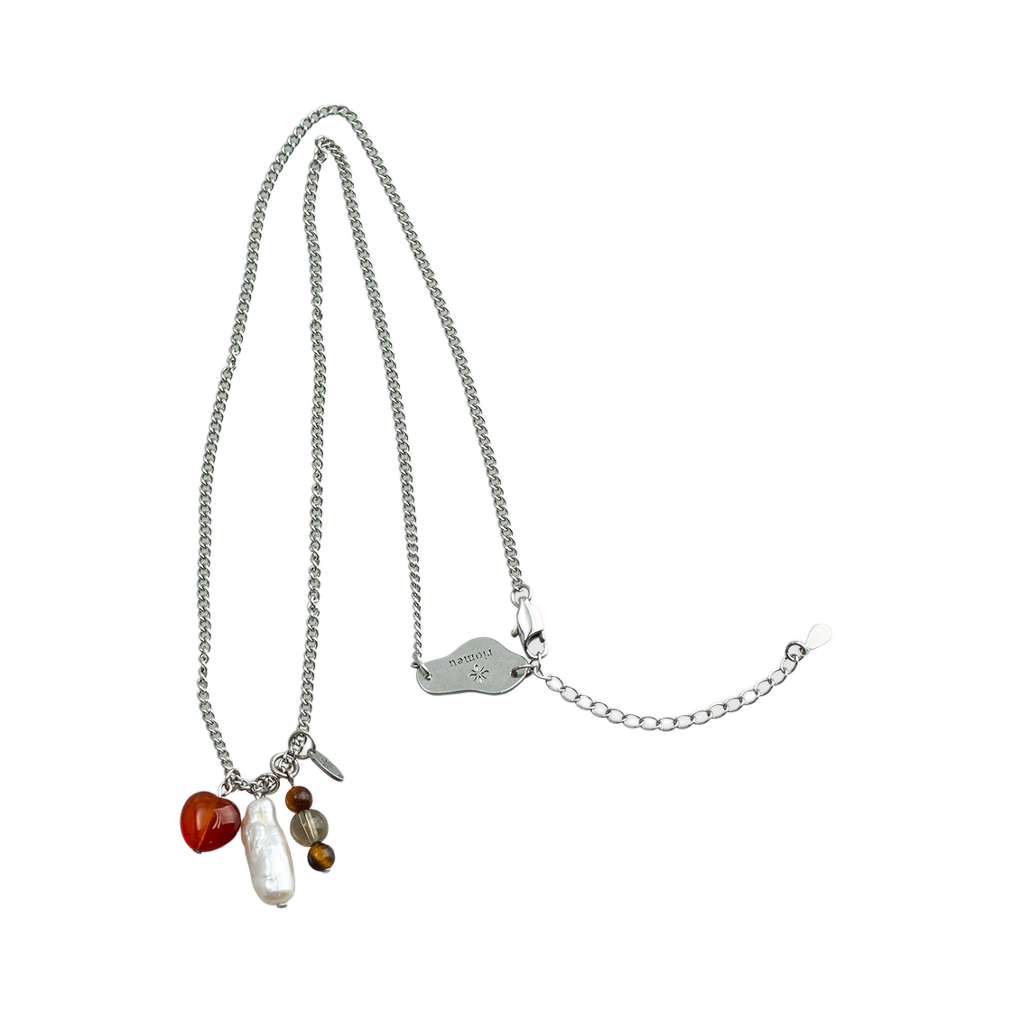 리오므 천연 해수진주 드롭 체인 목걸이(Riomeu Sea Water Pearl Drop Chain Necklace) - 1