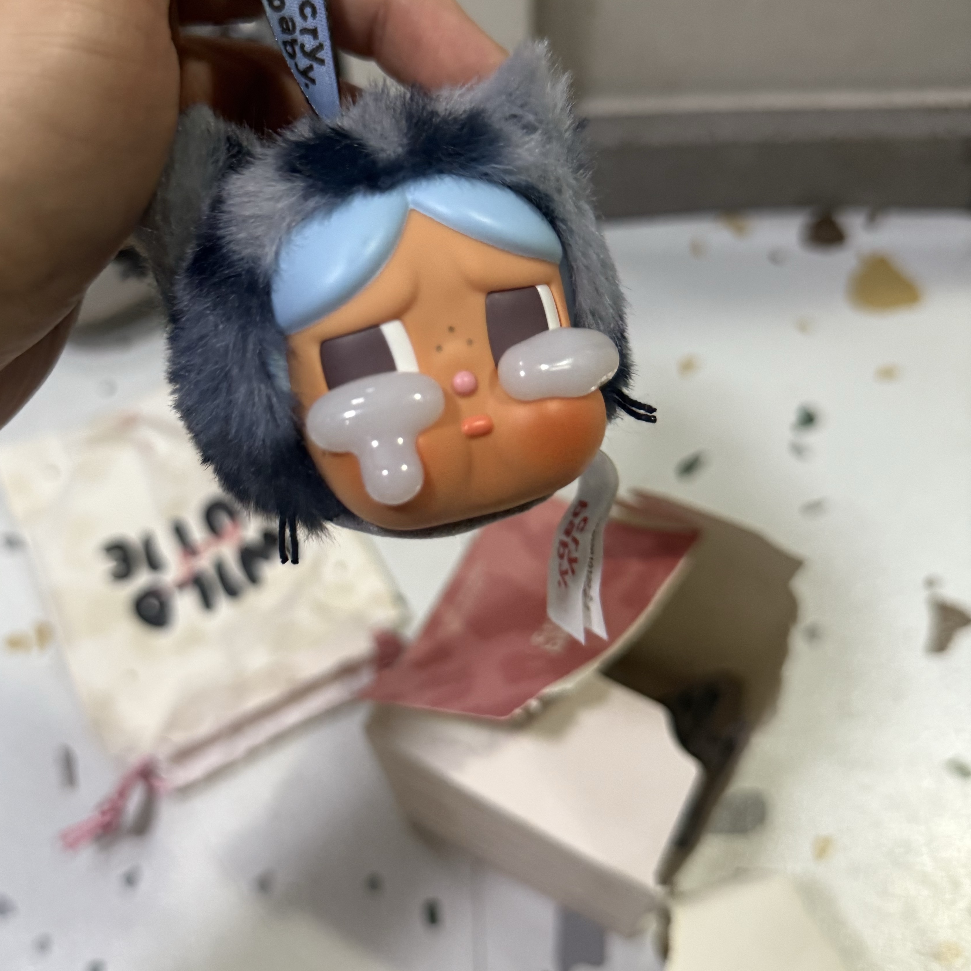 Pop Mart Crybaby Wild But Cutie Series Vinyl Plush Pendant (1 Blind Box) 착용 스타일 - 1