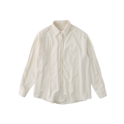 Ulika Sanctus Women Half-Hidden Placket Shirts Cream - 25FW