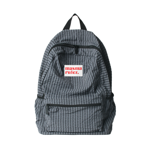 마스마룰즈 에어팟 파우치 세트 레이어드 백팩 블랙