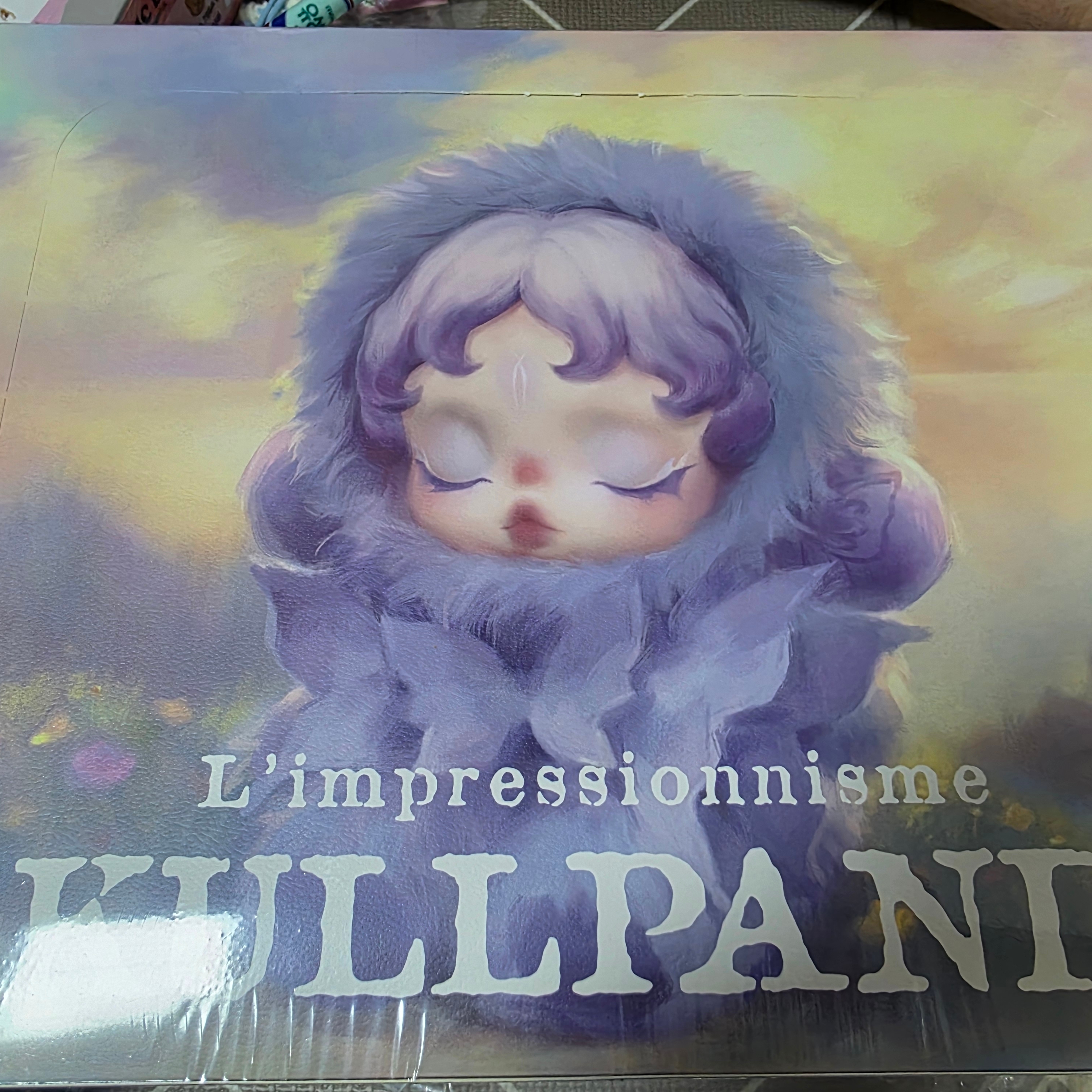 Pop Mart Skullpanda L’Impressionnisme Series Plush Doll (9 Blind Boxes) 착용 스타일 - 2