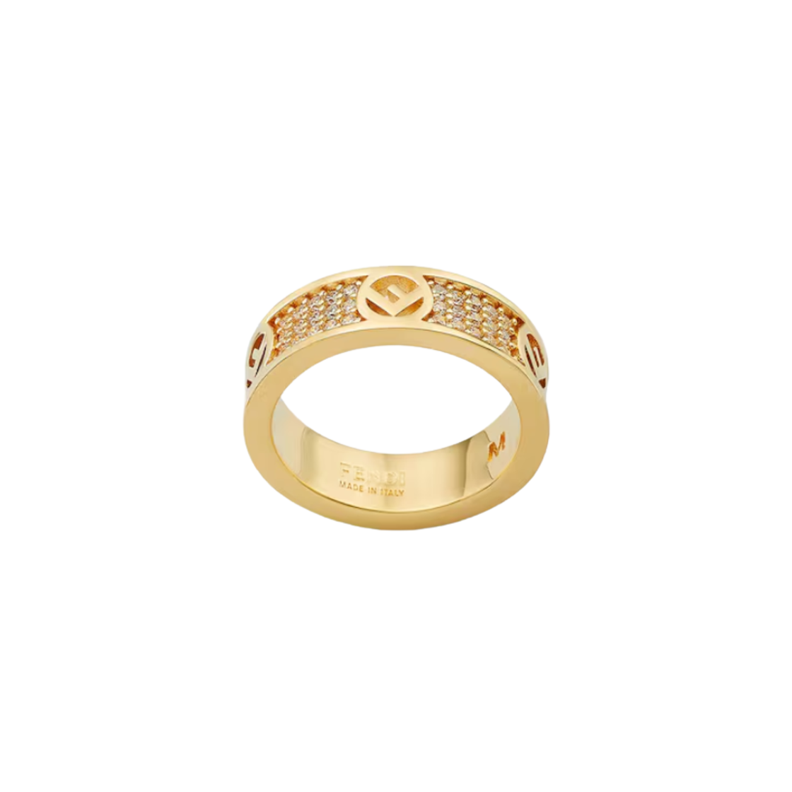 (W) 펜디 F 이즈 펜디 링 골드((W) Fendi F is Fendi Ring Gold) - 1
