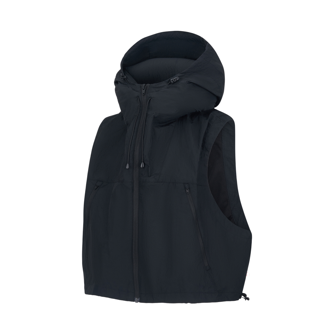 키크 필로우디 유틸리티 나일론 베스트 (메쉬 안감) 블랙(keek Pillowdy Utility Nylon Vest (Mesh lining) Black)