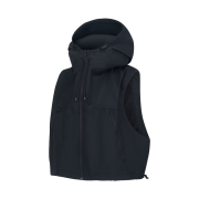 keek Pillowdy Utility Nylon Vest (Mesh lining) Black