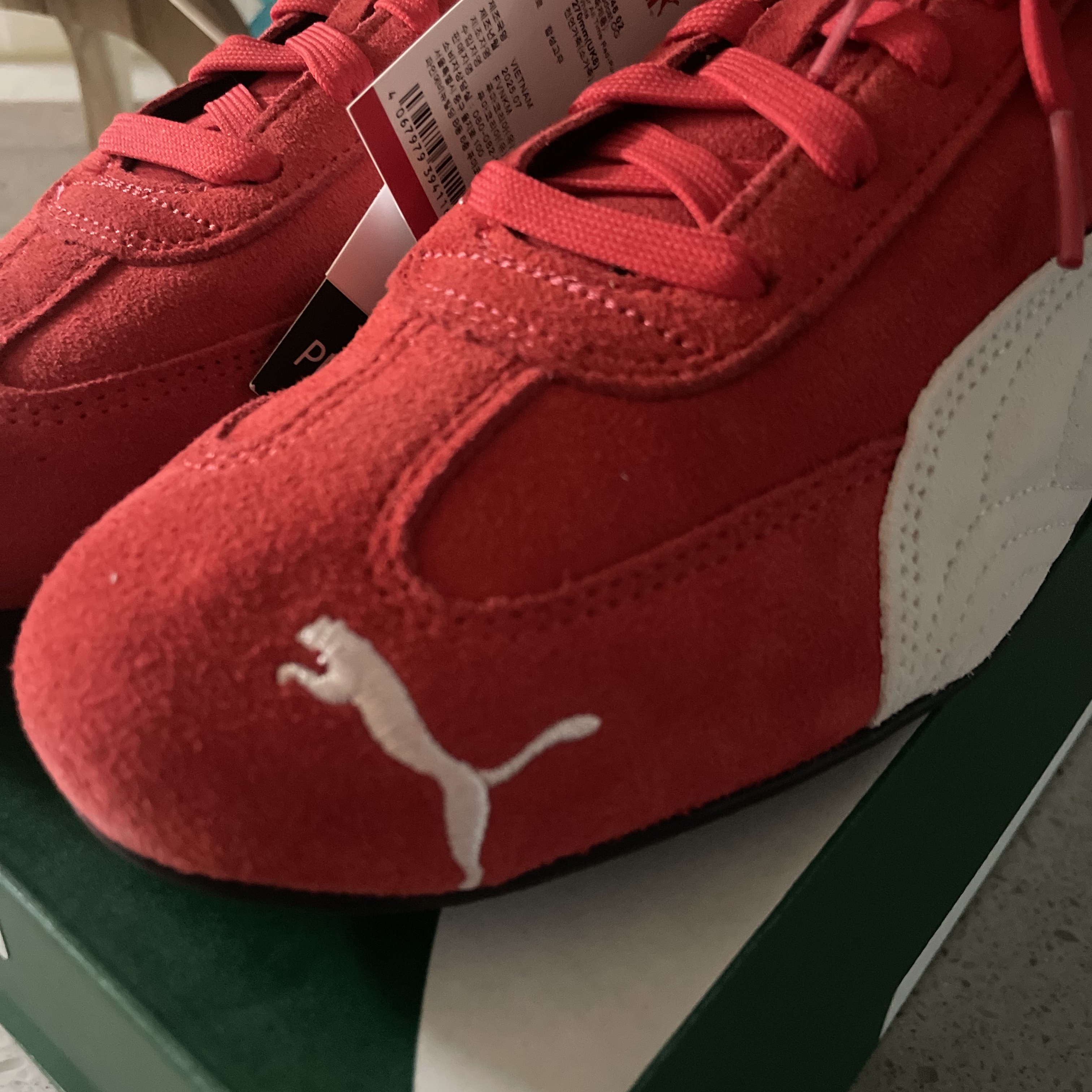 Puma Speedcat OG Red White 착용 스타일 - 2