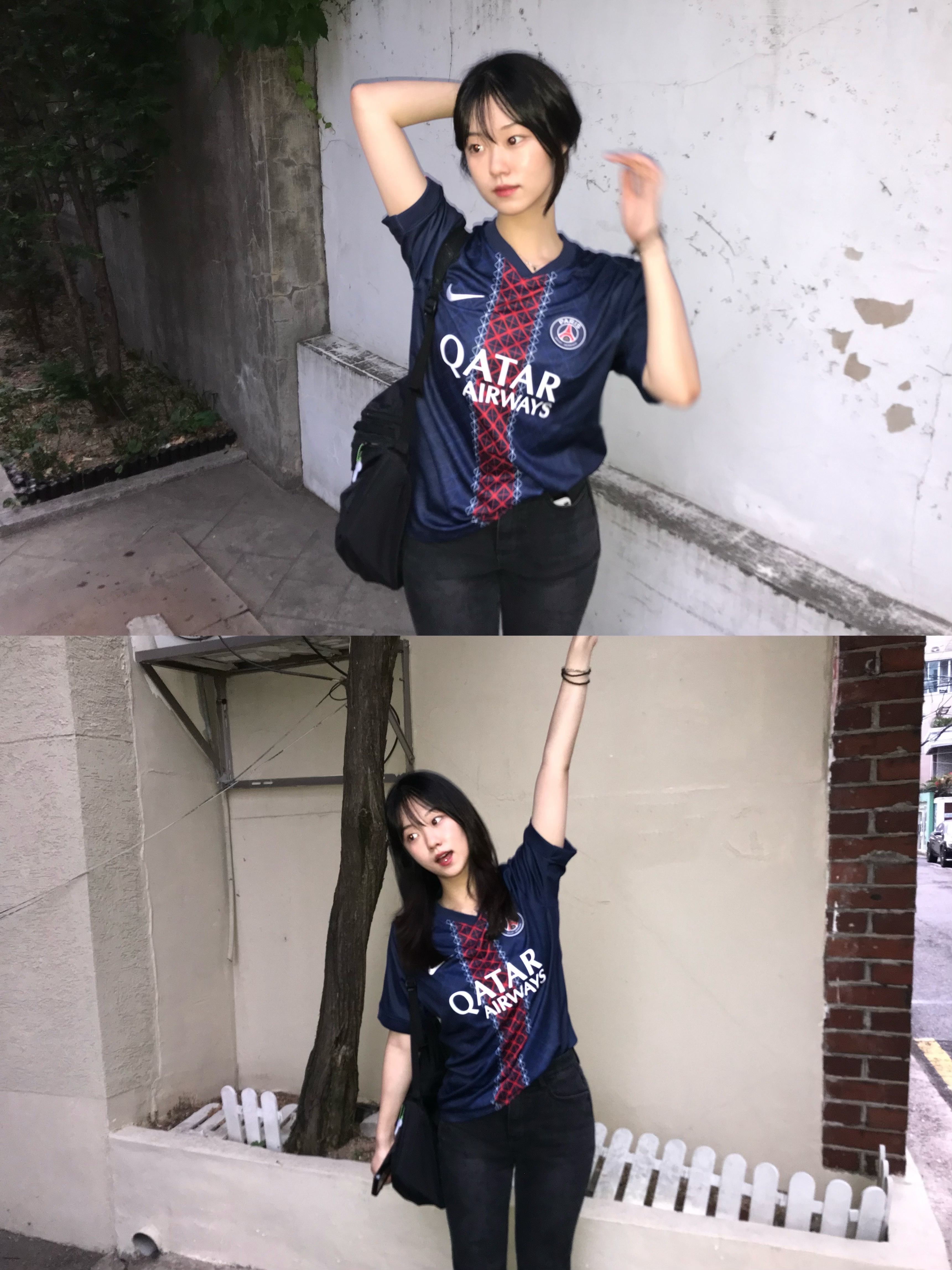 Nike Paris Saint-Germain 2025/26 Stadium Home Dri-Fit Soccer Replica Jersey Midnight Navy (Non Marking Ver.) 착용 스타일 - 2