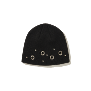DAUSPICE Eyelet Stud Beanie Black