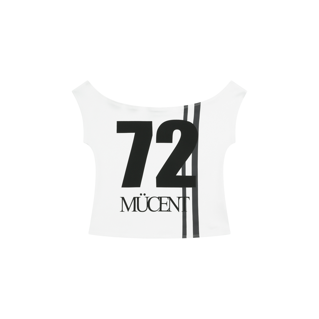 P0000BCC MUCENT Canton 72 Set-Up Track Sleeveless White