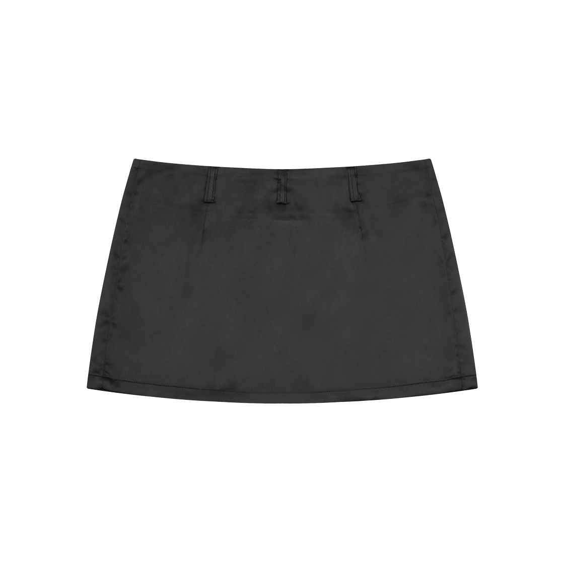 무센트 스티크 지퍼 포인트 미니 스커트 블랙(MUCENT Styqe Zipper Point Mini Skirt Black) - 2