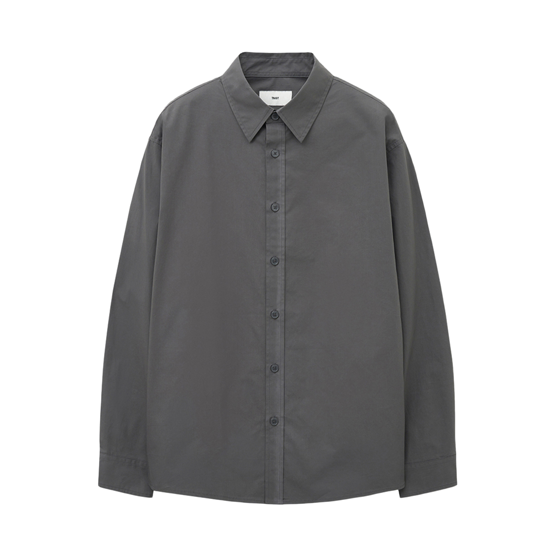티엔지티 오피스 코튼 셔츠 그레이