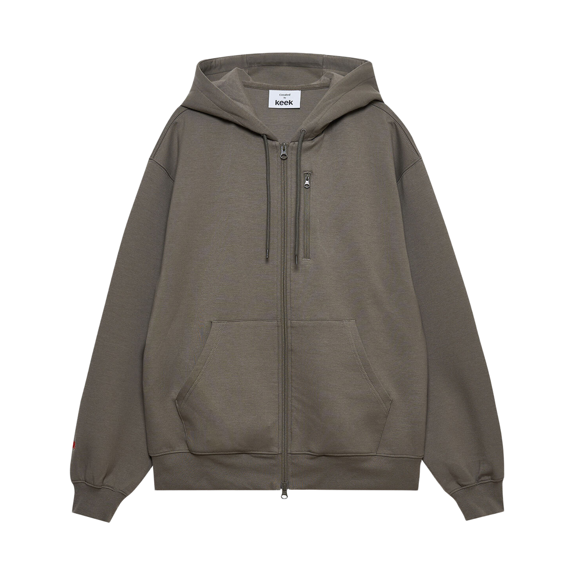 키크 필로우디 로우넥 후디 V3 올리브