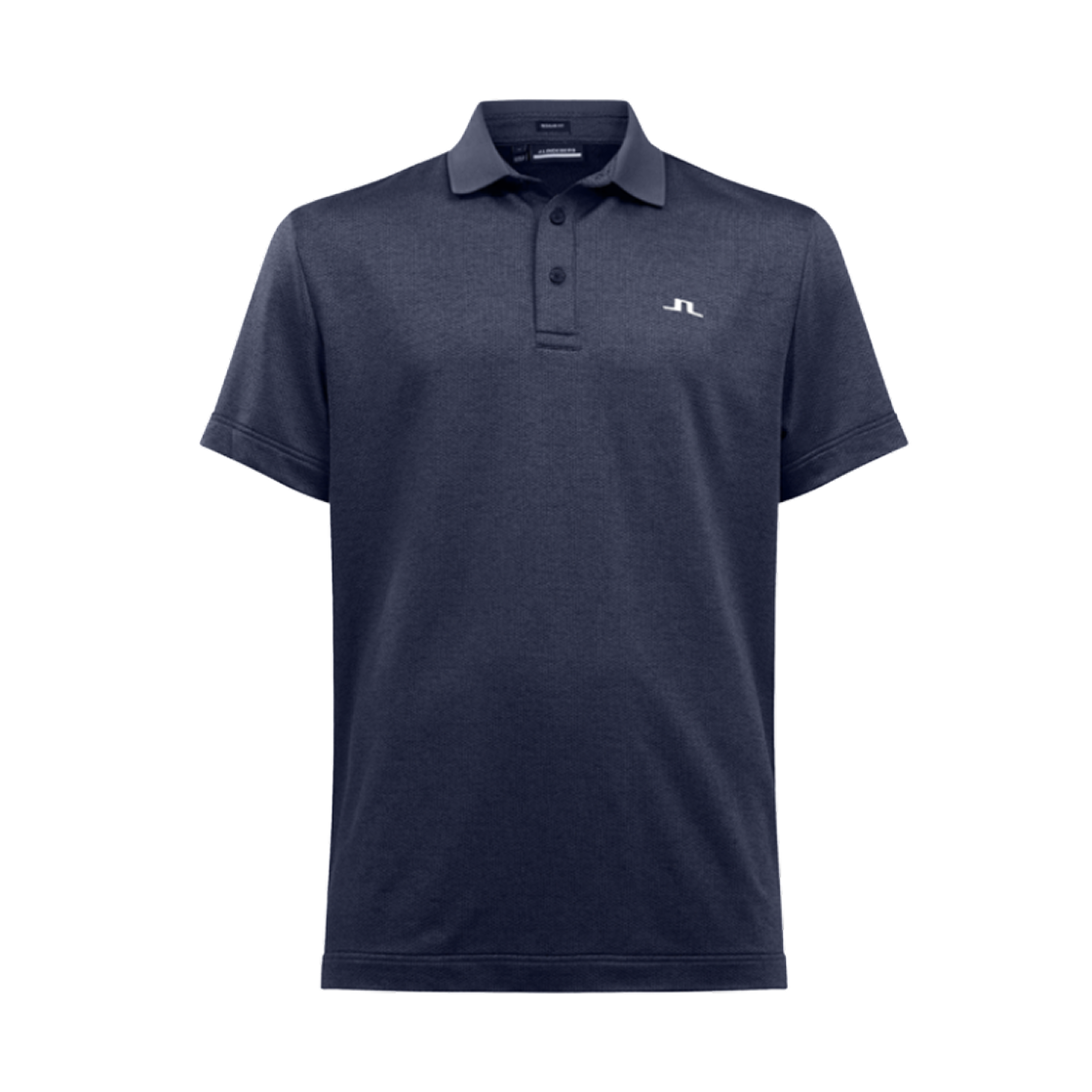 GMJT07069 J.Lindeberg Jeff Jacquard Regular Fit Golf Polo Navy