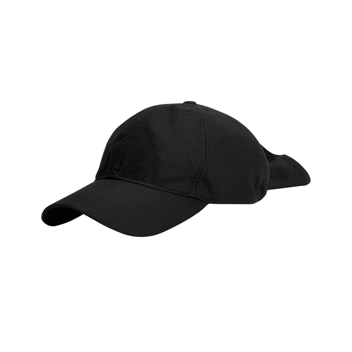 바버 x 캡틴 선샤인 케이프드 캡 블랙(Barbour x Kaptain Sunshine Caped Cap Black)