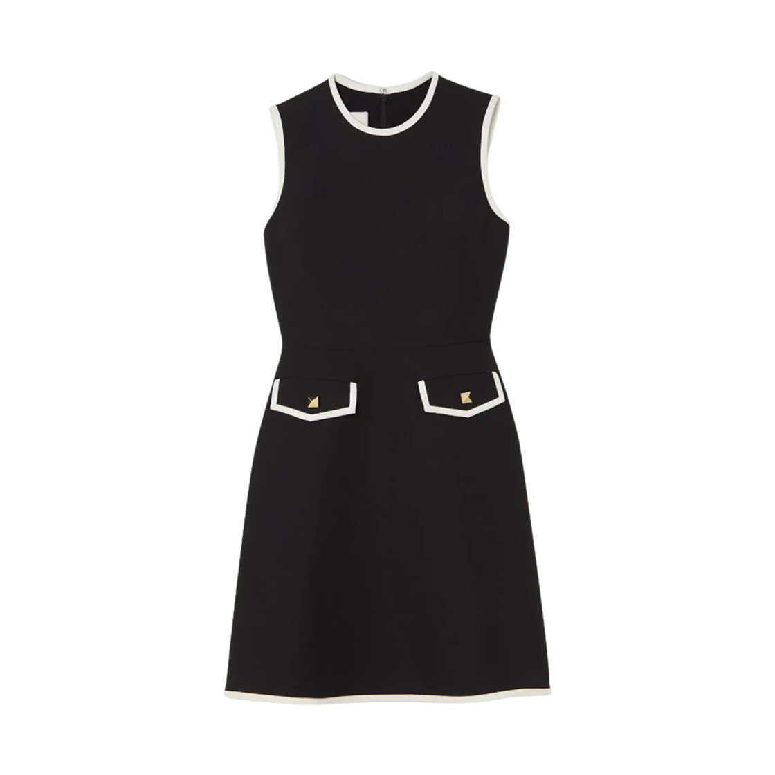 (W) 발렌티노 울 실크 드레스 블랙((W) Valentino Wool Silk Dress Black)