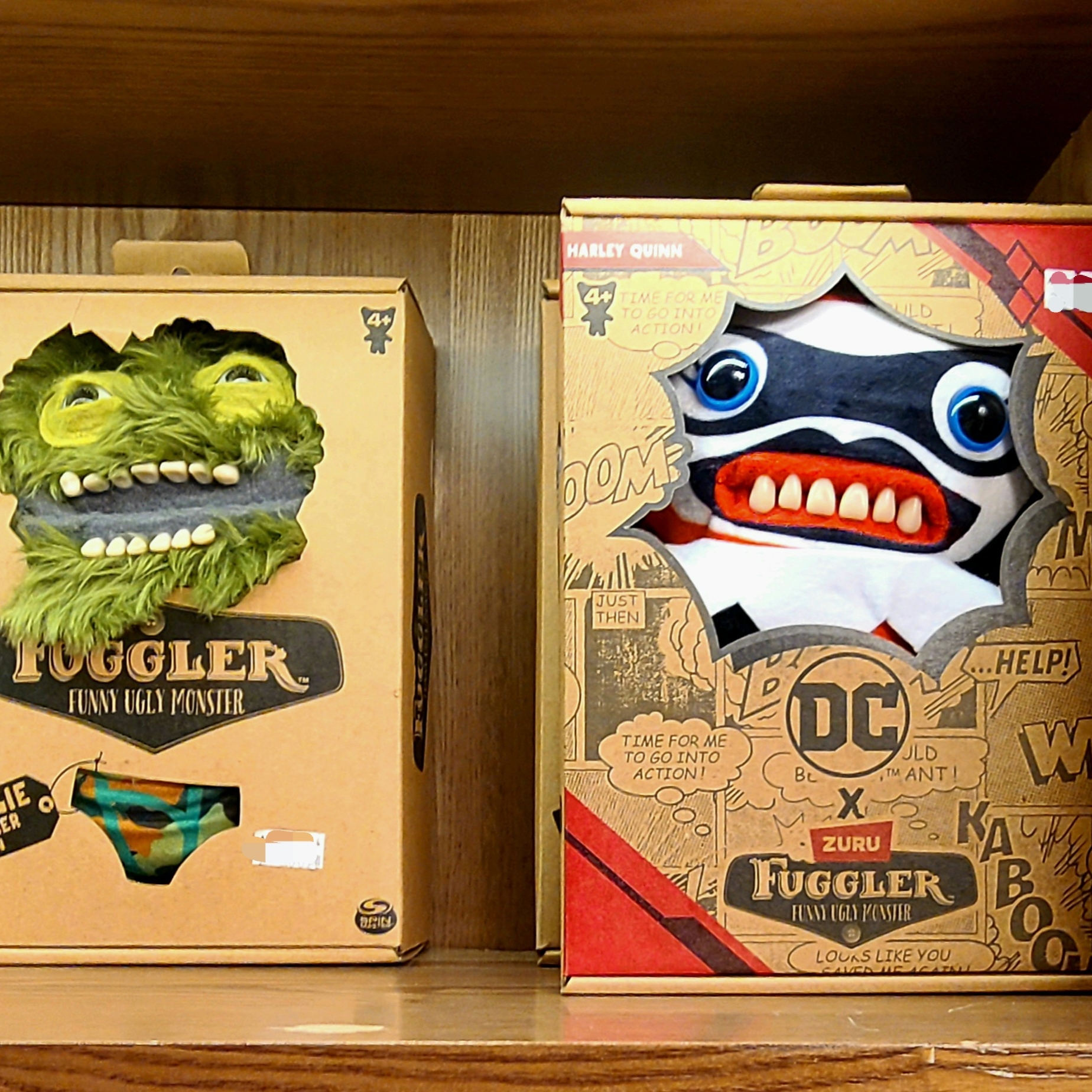Fuggler Mr. Button and Screech Pink Blue, Fuggler Misfits Squidge Purple 착용 스타일 - 2