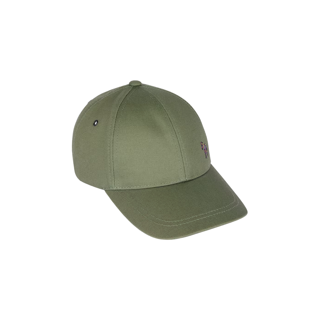M1A-987DT-TZEBRA-34 Paul Smith Zebra Logo Baseball Cap Dark Green