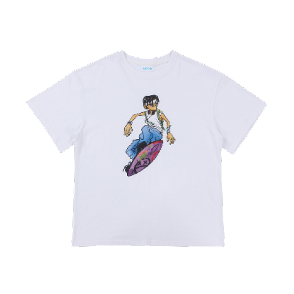 2025 엔시티 위시 팝업 파인드 유어 컬러 일러스트 티셔츠 시온 버전(2025 NCT Wish Pop Up Find Your Color Illustration T-Shirt Sion Ver.) - 1