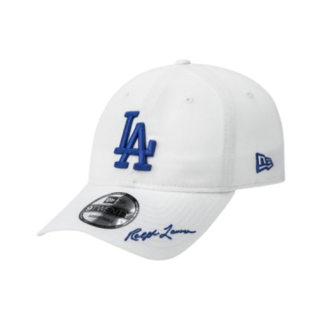 60748917 New Era MLB x Ralph Lauren Cooperstown LA Dodgers Unstructured Ball Cap White