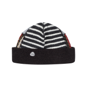 COYSEIO Patchwork Beanie Brown