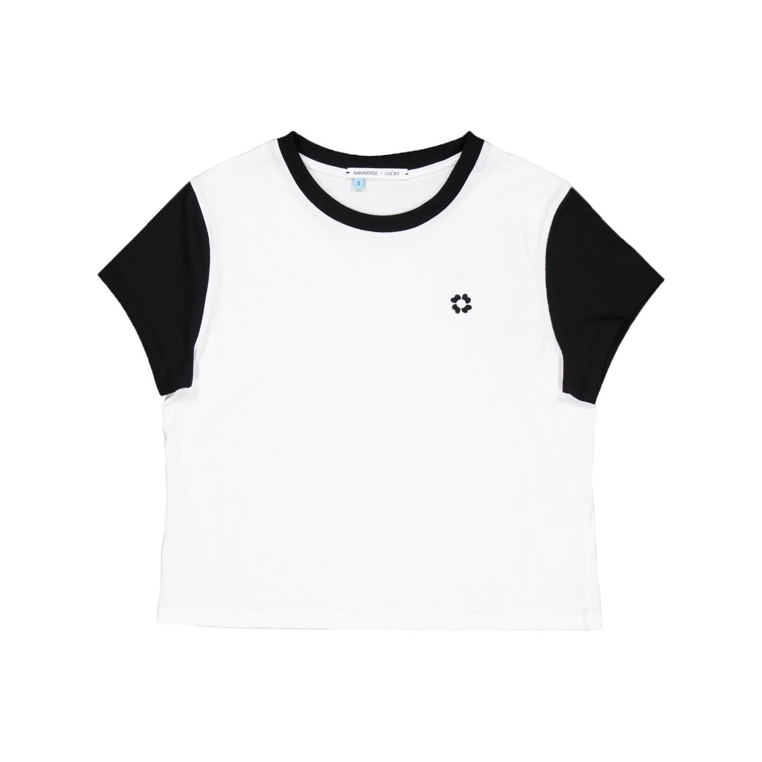 2046966393648 NAVIVERSE Baby Clova Top_White