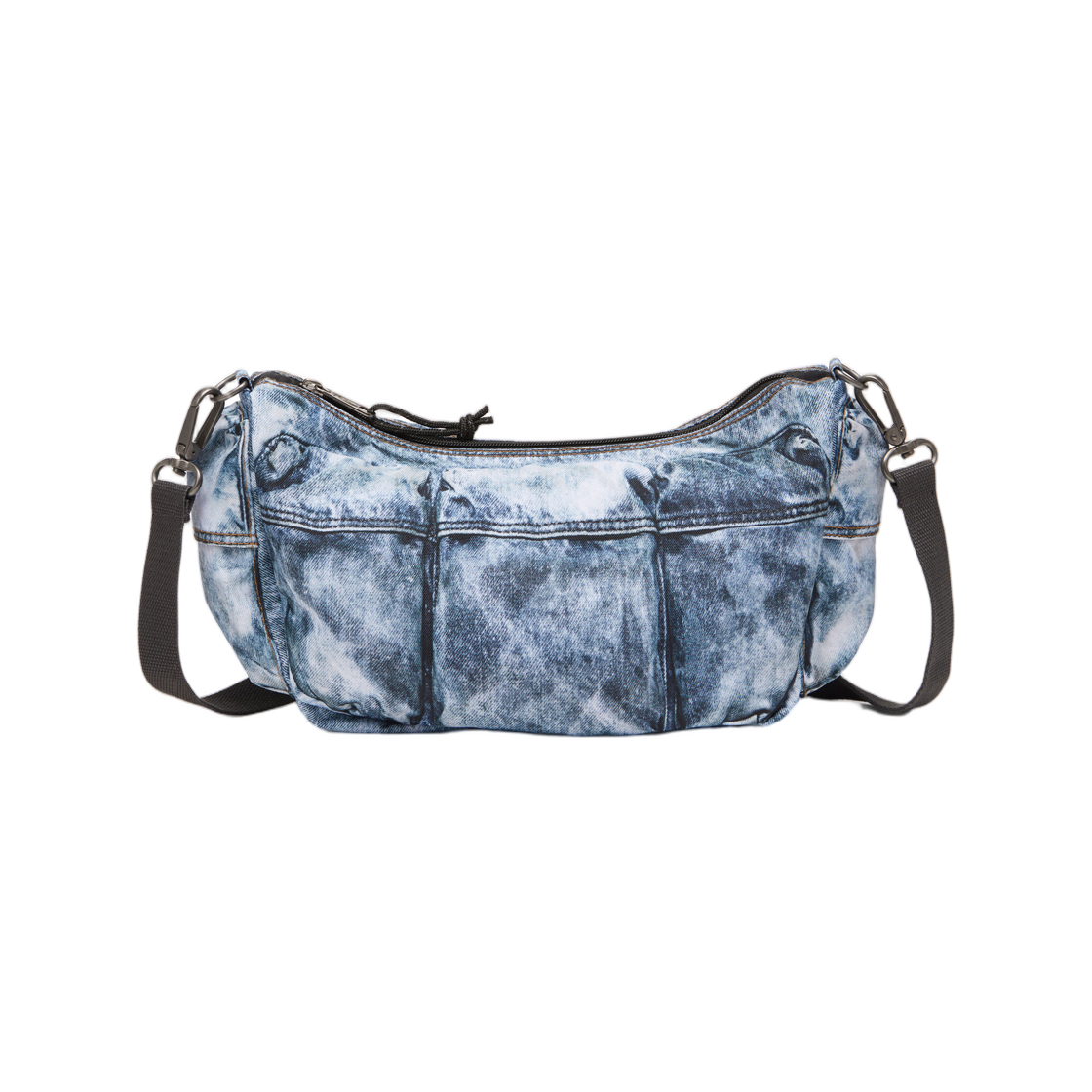 디젤 x 이스트팩 멀티포켓 백 트롱프 뢰유 데님 블루(Diesel x Eastpak Multipocket Bag In Trompe L'Oeil Denim Blue) - 2