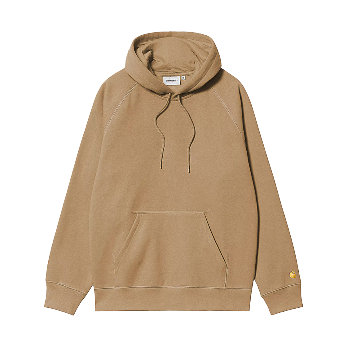 I033661-2N1-XX Carhartt WIP Hooded Chase Sweatshirt Dusty H Brown