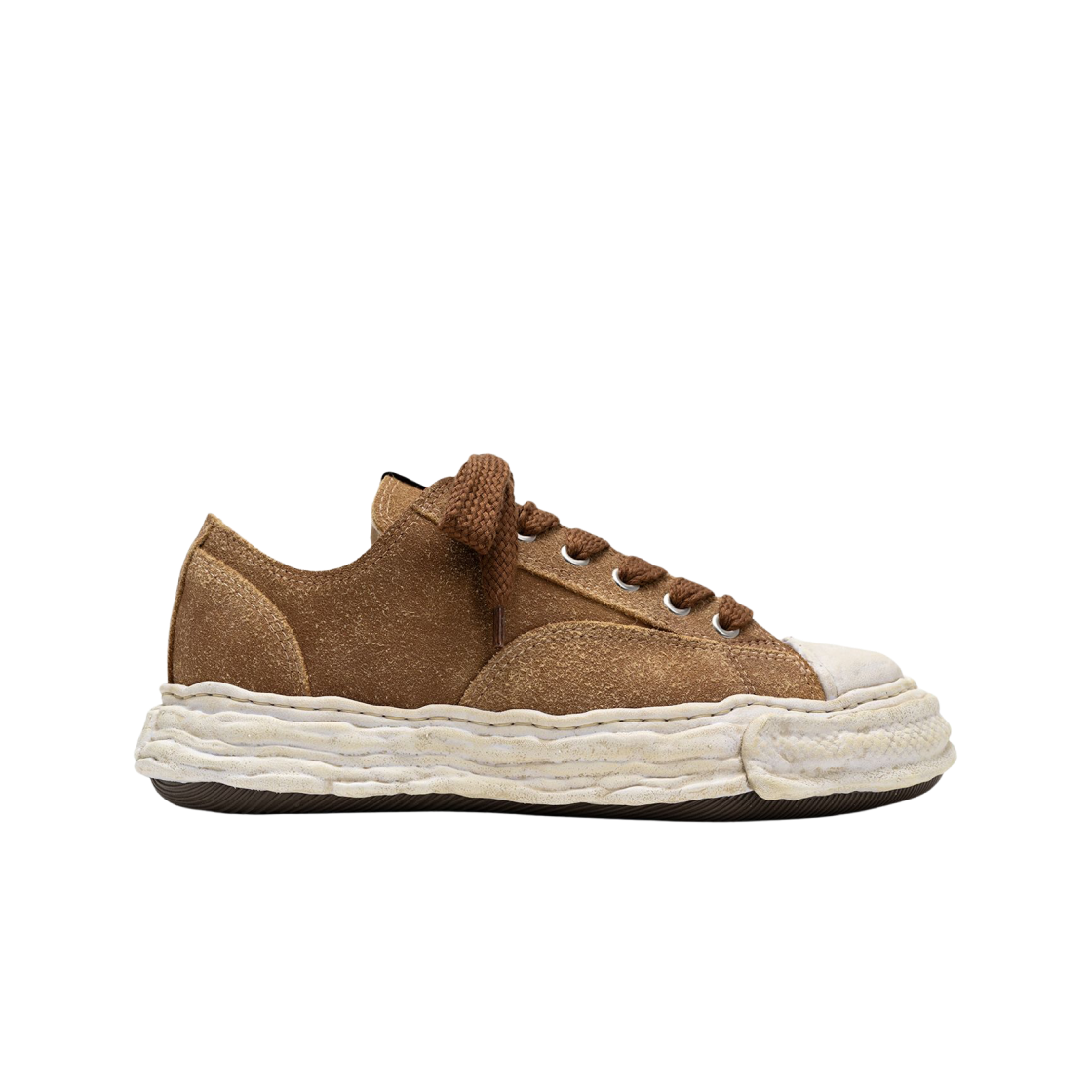 메종 미하라 야스히로 피터슨23 OG 솔 빈티지 스웨이드 로우탑 스니커즈 브라운(Maison Mihara Yasuhiro Peterson23 OG Sole Vintage Suede Low-top Sneakers Brown)