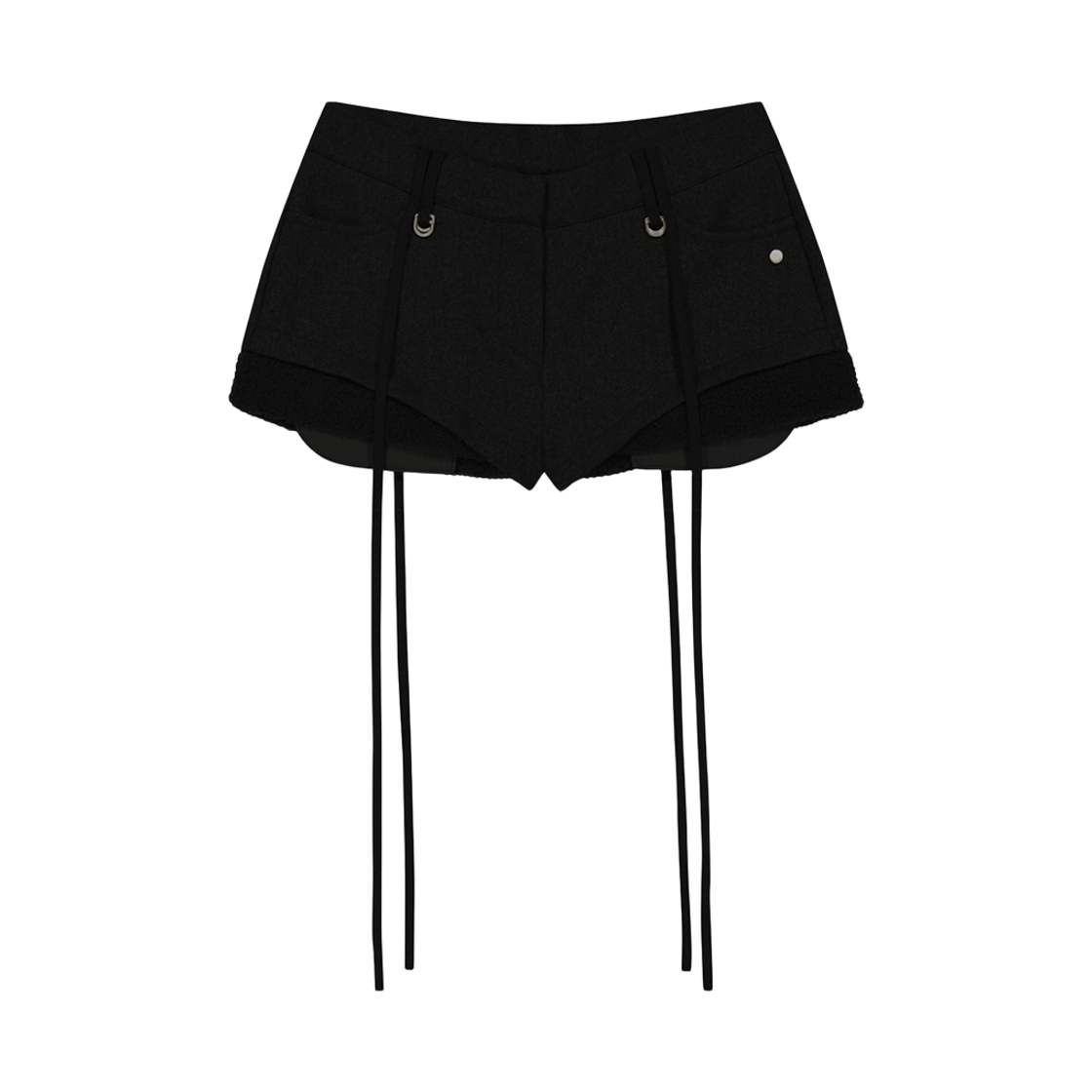 오호스 마이크로 울 쇼츠 블랙(OJOS Micro Wool Shorts Black)