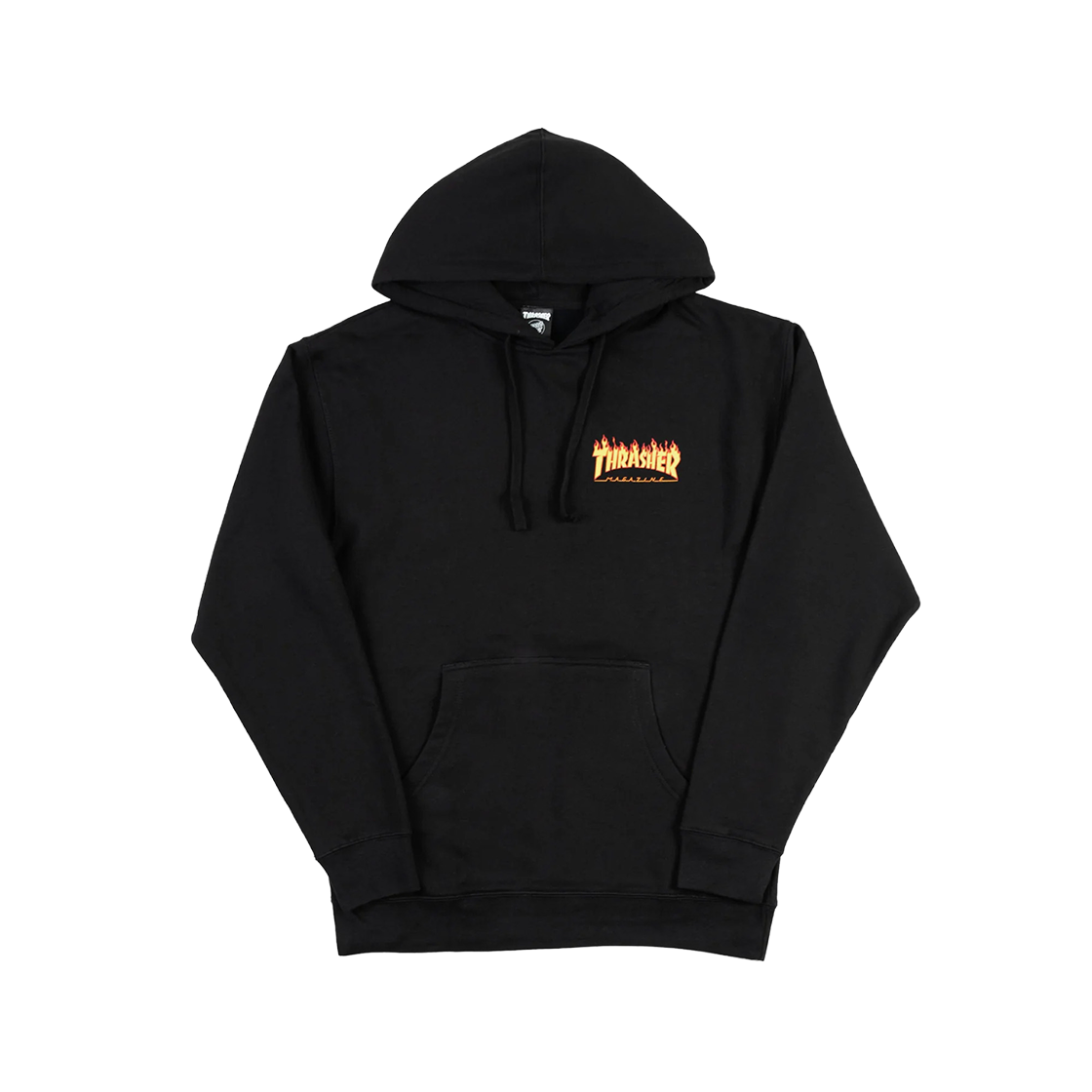 트레셔 플레임 닷 풀오버 후디드 스웨트셔츠 블랙(Thrasher Flame Dot Pullover Hooded Sweatshirt Black)