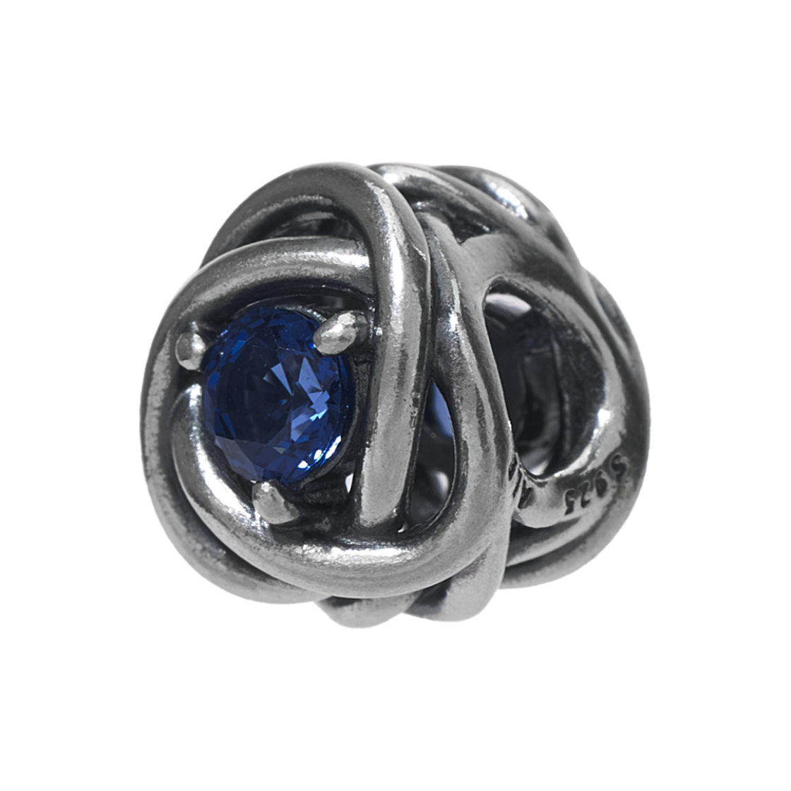 (W) 판도라 9월 이터니티 서클 참 스털링 실버 블루((W) Pandora September Eternity Circle Charm Sterling Silver Blue) - 1