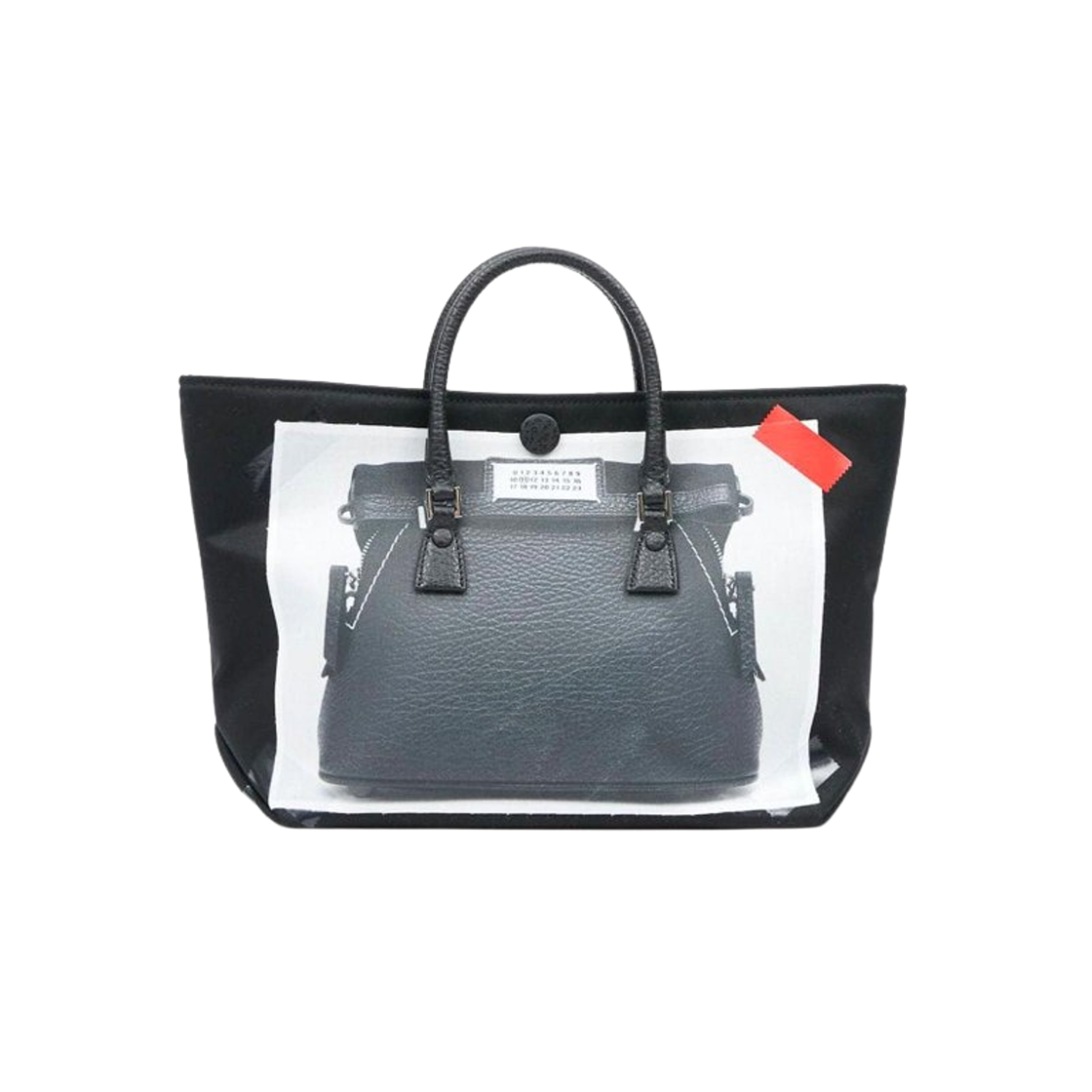 메종 마르지엘라 5AC 트롱프 뢰유 마이크로백 블랙(Maison Margiela 5AC Trompe L'oeil Micro Bag Black)