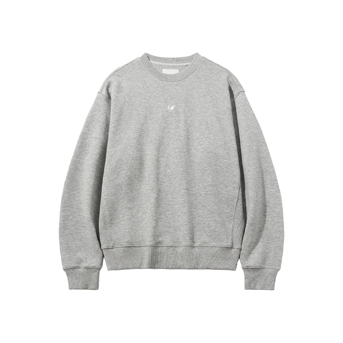 BFF1CR301AMG Butterfly Original Embroidery Logo Sweat Shirt Grey