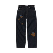 COTTE Picnic Garden Denim Pants Black