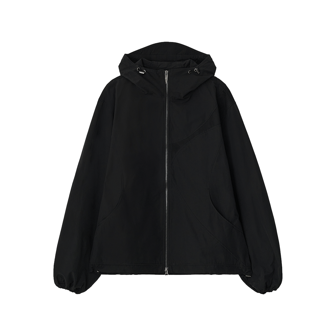 비엘알 메쉬 패널드 자켓 블랙(BLR Mesh Paneled Jacket Black)