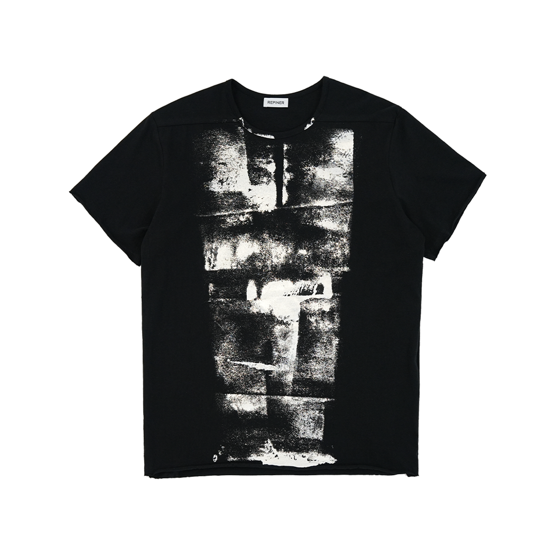리파이너 매스 스틸 포일 티셔츠 블랙(REPINER Mass Steel Foil T-Shirt Black)