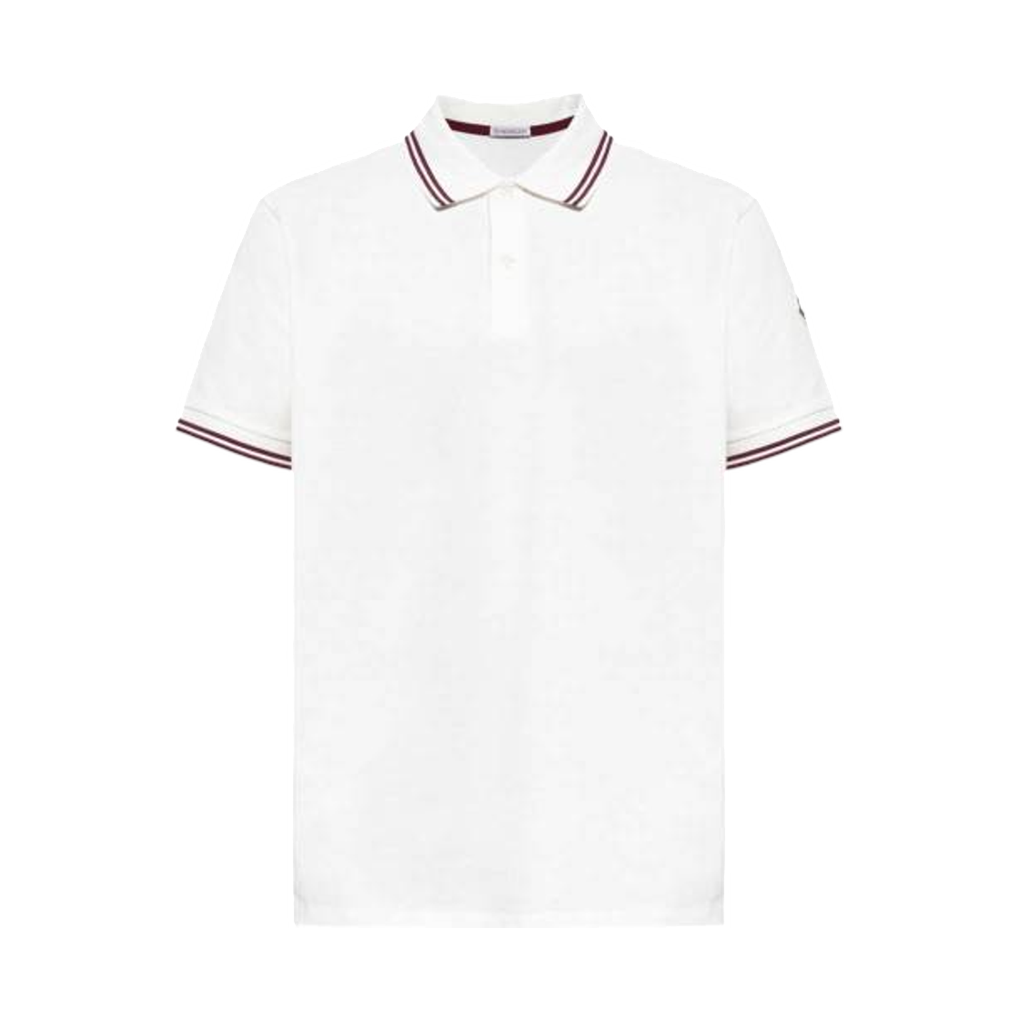 K2-954-8A00001-89ALK-034 (Kids) Moncler Collar Short Sleeve T-Shirt White - 25FW
