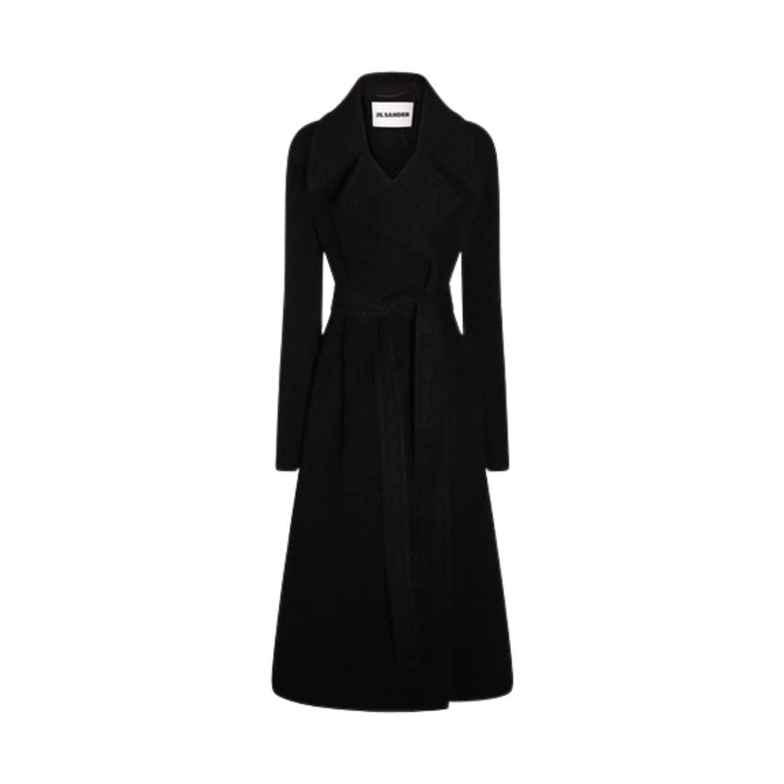 (W) 질 샌더 울 코트 블랙((W) Jil Sander Wool Coat Black)