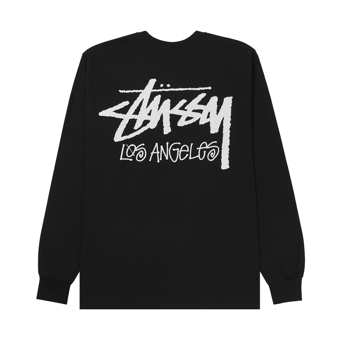 스투시 스탁 로스앤젤레스 롱슬리브 티셔츠 블랙(Stussy Stock Los Angeles LS T-Shirt Black)