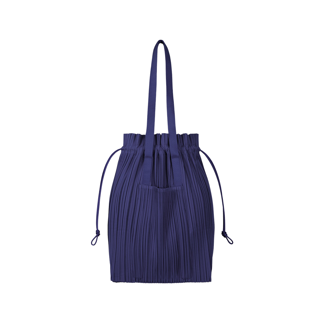 PP49-AG601-77 Pleats Please Issey Miyake Pleats Small Tote Bag Deep Blue