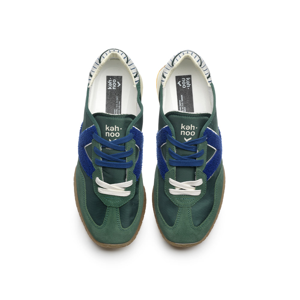 케누 KM 9777 남성 스니커즈-그린(Keh Noo KM 9777 - Green) - 3